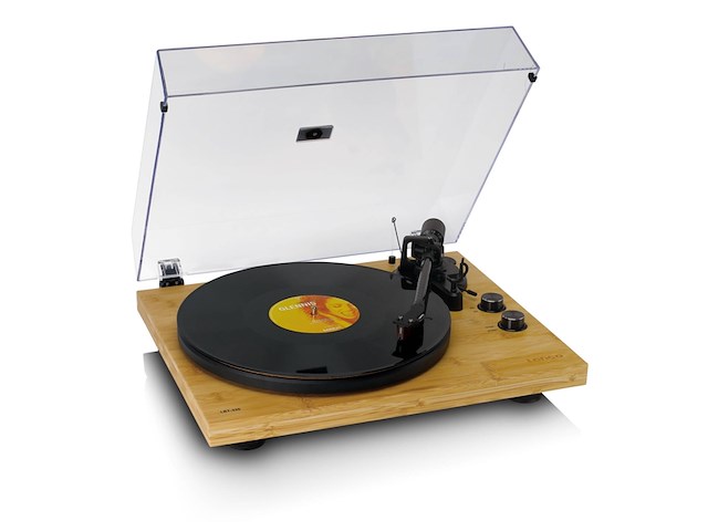 Lenco lbt-335ba draaitafel met bluetooth bamboe - afbeelding 3 van  5