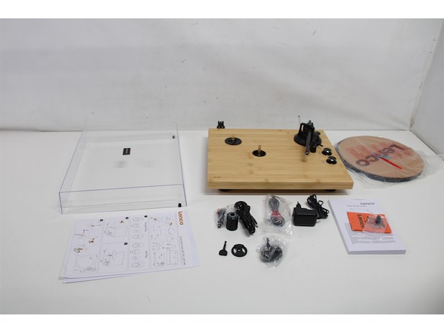 Lenco lbt-335ba draaitafel met bluetooth bamboe - afbeelding 5 van  5