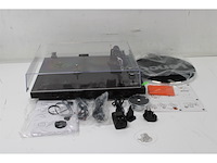 Lenco lbt 345wa draaitafel met bluetooth en 2m rode pick up walnoot - afbeelding 5 van  6