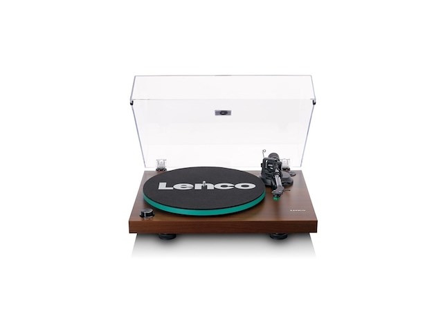 Lenco lbt225wa platenspeler met bluetooth transmissie donkerbruin - afbeelding 2 van  5
