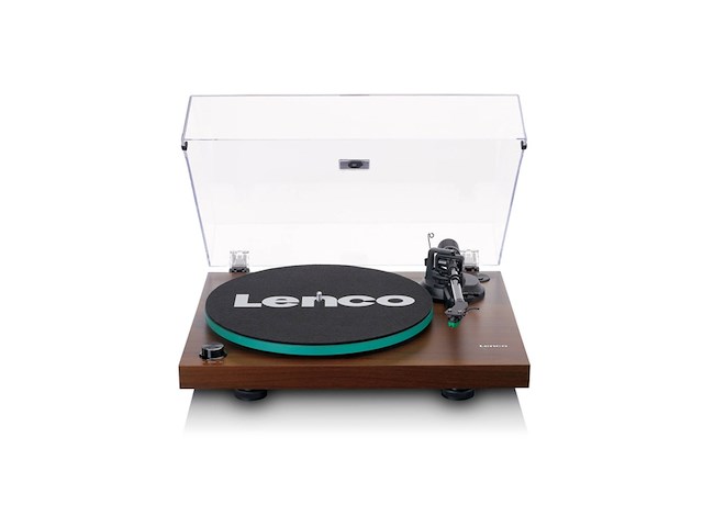 Lenco lbt225wa platenspeler met bluetooth transmissie donkerbruin - afbeelding 3 van  5