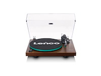 Lenco lbt225wa platenspeler met bluetooth transmissie donkerbruin - afbeelding 3 van  5