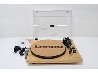 Lenco lbt335ba draaitafel met bluetooth behuizing van echt bamboe - afbeelding 5 van  6