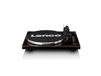 Lenco lbt345wa draaitafel met bluetooth en 2m rode pickup walnoot - afbeelding 2 van  5