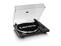 Lenco lbt345wa draaitafel met bluetooth en 2m rode pickup walnoot - afbeelding 3 van  5