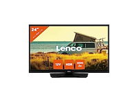 Lenco led2423bk 24 led televisie met 12v adapter zwart - afbeelding 1 van  5