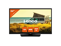 Lenco led2423bk 24 led televisie met 12v adapter zwart - afbeelding 1 van  5