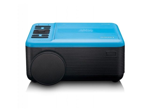 Lenco lpj-500 beamer/projector lcd 1080p (1920x1080) draagbare projector zwart, blauw - afbeelding 1 van  5