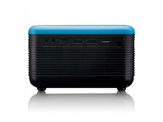Lenco lpj-500 beamer/projector lcd 1080p (1920x1080) draagbare projector zwart, blauw - afbeelding 2 van  5