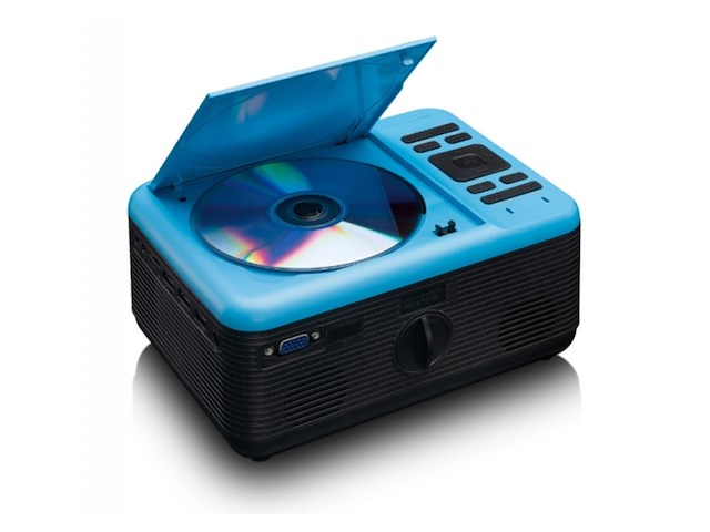 Lenco lpj-500 beamer/projector lcd 1080p (1920x1080) draagbare projector zwart, blauw - afbeelding 4 van  5