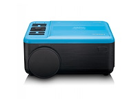 Lenco lpj-500 beamer/projector lcd 1080p zwart, blauw - afbeelding 2 van  5