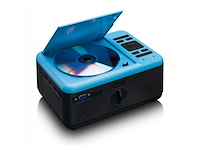 Lenco lpj 500 beamer/projector lcd 1080p zwart, blauw - afbeelding 4 van  5