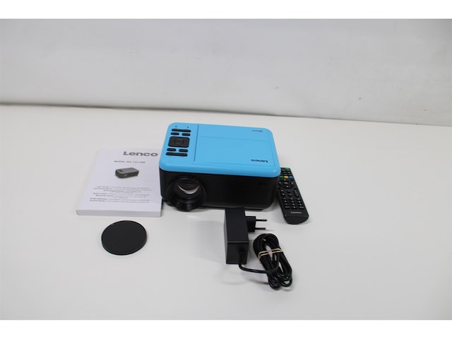 Lenco lpj 500 beamer/projector lcd 1080p zwart, blauw - afbeelding 5 van  5