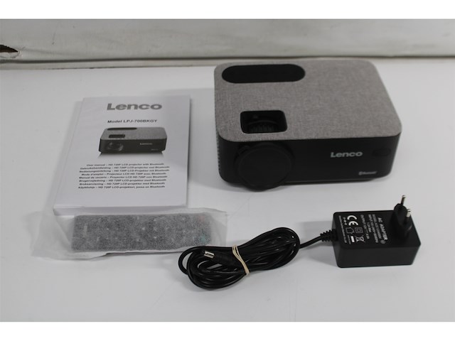 Lenco lpj-700bkgy lcd projector met bluetooth zwart - afbeelding 5 van  5