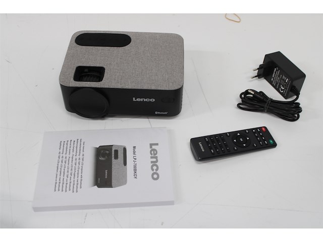 Lenco lpj-700bkgy lcd projector met bluetooth zwart - afbeelding 5 van  5