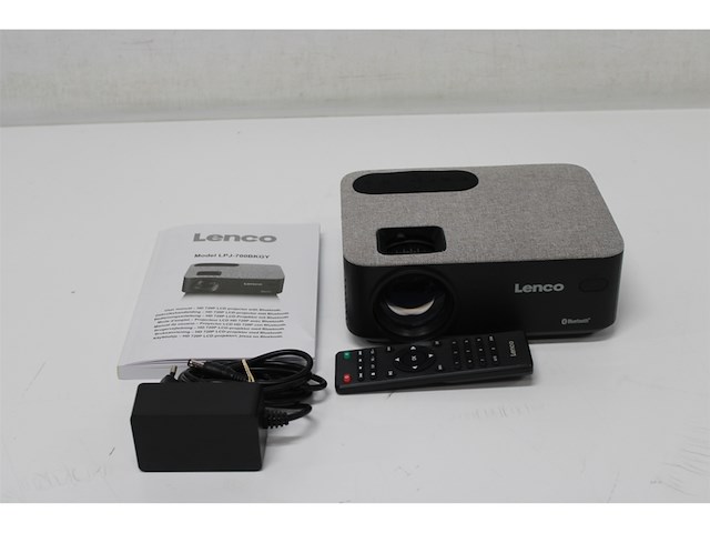 Lenco lpj 700bkgy lcd projector met bluetooth zwart - afbeelding 5 van  5