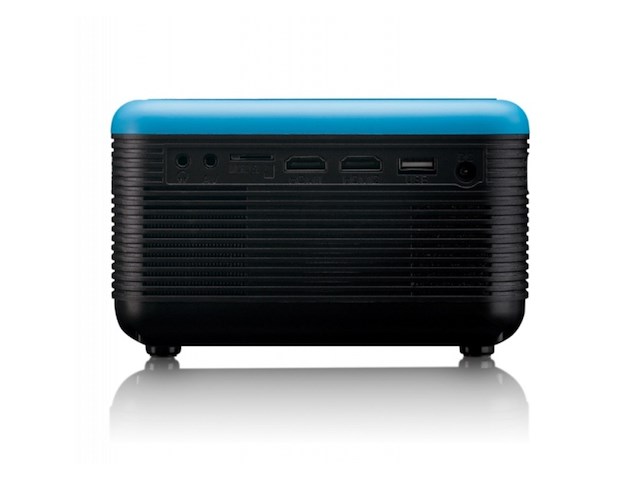 Lenco lpj500 beamer/projector zwart blauw - afbeelding 3 van  5