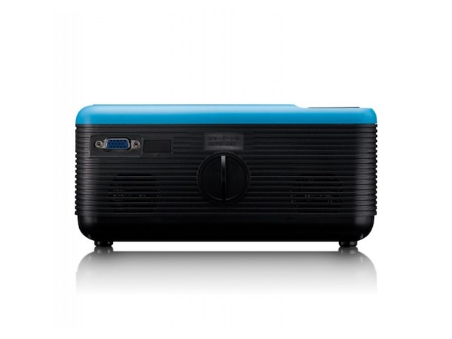 Lenco lpj500 beamer/projector zwart blauw - afbeelding 4 van  5