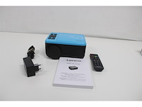 Lenco lpj500 beamer/projector zwart blauw - afbeelding 5 van  5