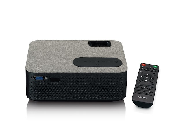 Lenco lpj700bkgy lcd projector met bluetooth zwart - afbeelding 1 van  5