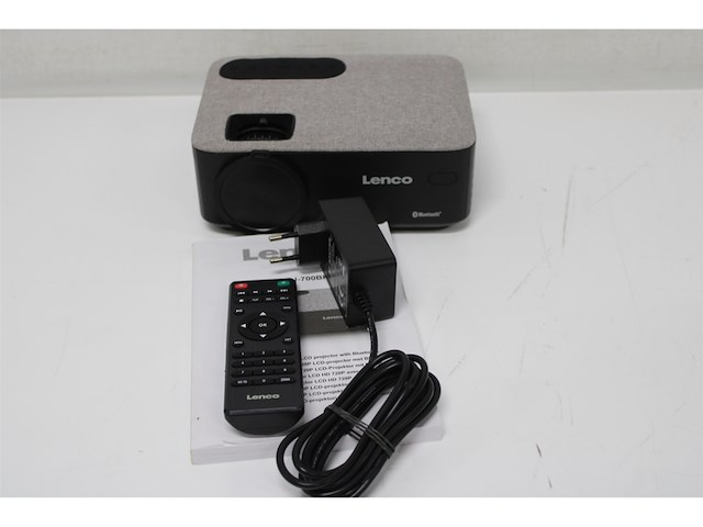 Lenco lpj700bkgy lcd projector met bluetooth zwart - afbeelding 5 van  5
