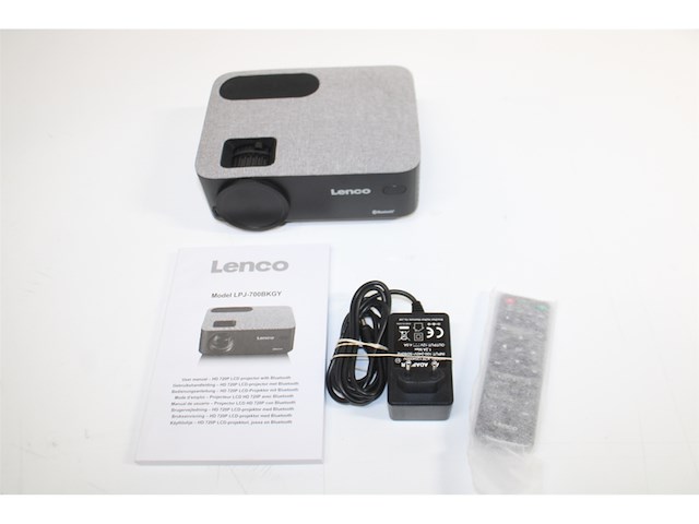 Lenco lpj700bkgy lcd projector met bluetooth zwart - afbeelding 5 van  5