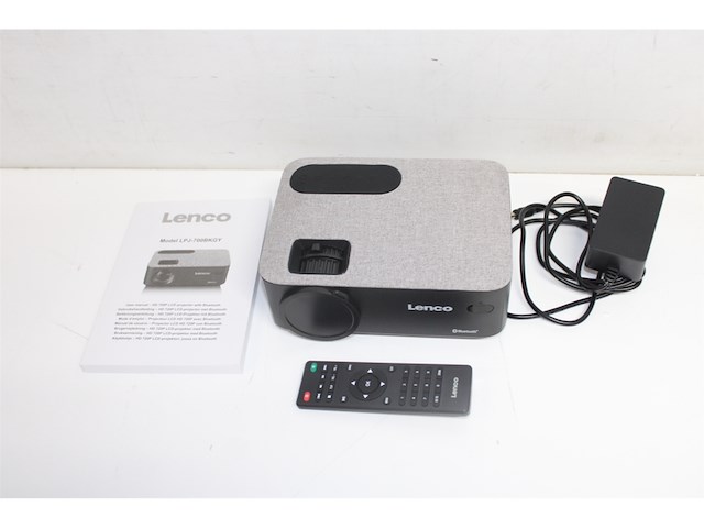 Lenco lpj700bkgy lcd projector met bluetooth zwart - afbeelding 5 van  5