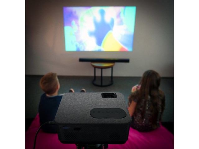 Lenco lpj700bkgy lcd projector met bluetooth zwart - afbeelding 3 van  5