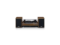 Lenco ls-100 hifi-draaitafel met bluetooth 5.0 externe luidspreker hout - afbeelding 1 van  6