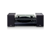 Lenco ls301bk platenspeler incl twee externe speakers zwart - afbeelding 2 van  5