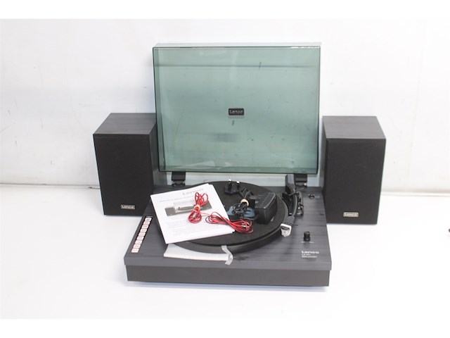 Lenco ls301bk platenspeler incl twee externe speakers zwart - afbeelding 5 van  5
