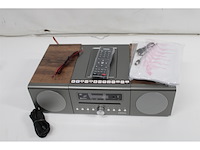 Lenco mc-175si home audio-microsysteem 40 w zilver hout - afbeelding 5 van  5