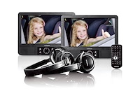 Lenco mes-415 portable dvd-speler met usb sd 9 inch zwart - afbeelding 1 van  1