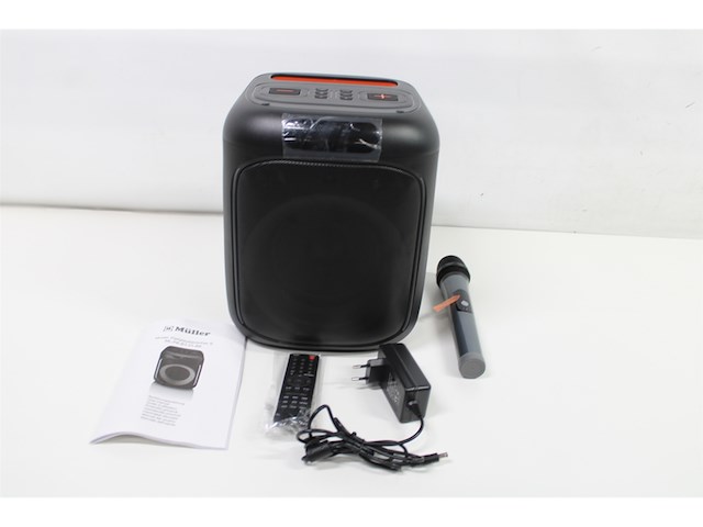 Lenco mlpabt01bk feestluidspreker zwart - afbeelding 2 van  3