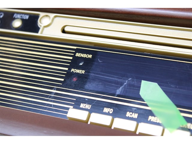 Lenco music set w/ tt, dab+, fmradio, bt, cd, cassette, usb - afbeelding 2 van  2