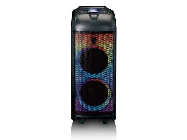 Lenco party speaker pa260bk 150w rms led verlichting en disco bal zwart - afbeelding 2 van  5