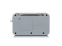 Lenco pdr-036wh dab en fm radio met bluetooth wit - afbeelding 4 van  5