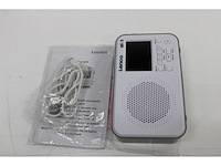 Lenco pdr-036wh dab en fm radio met bluetooth wit - afbeelding 5 van  5