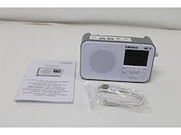 Lenco pdr036wh dab en fm radio met bluetooth wit - afbeelding 5 van  5