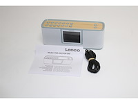 Lenco pdr046gy eco dab radio met bluetooth wit/bamboe - afbeelding 5 van  5