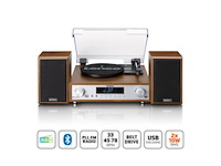 Lenco platenspeler stereoset met dab en bluetooth mc-160wd hout - afbeelding 3 van  4