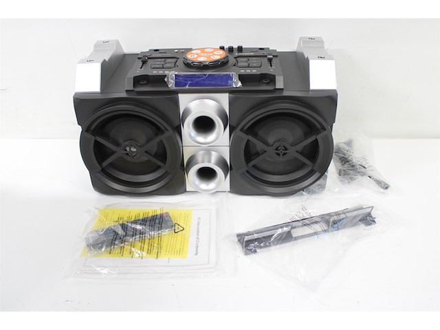 Lenco pmx 150 pa systeem met batterij dj mixer lichteffecten bluetooth usb zwart - afbeelding 5 van  5