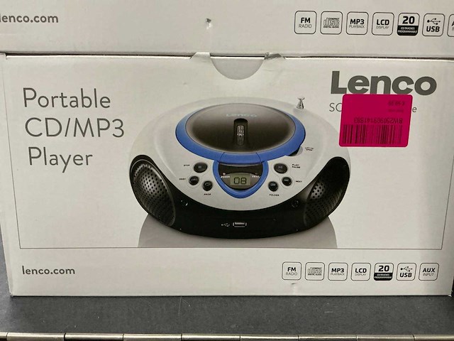 Lenco scd-38 cd/mp3 speler (5x) - afbeelding 2 van  3