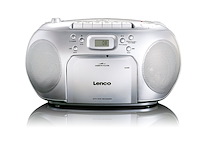 Lenco scd-42 cd radio zilver - afbeelding 1 van  4