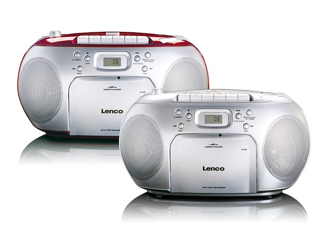 Lenco scd-42 cd radio zilver - afbeelding 3 van  4