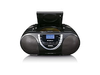 Lenco scd-6900bk draagbare radio-cd-speler met dab+ en cassette grijs - afbeelding 3 van  5