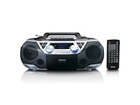 Lenco scd-720 boombox dab+ cd/mp3-speler zilver - afbeelding 1 van  4