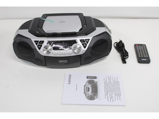 Lenco scd-720si draagbare boombox zwart - afbeelding 4 van  4