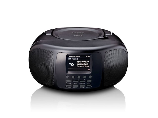 Lenco scd6000bk draagbare internet radio met dab+/fm bluetooth - afbeelding 1 van  5