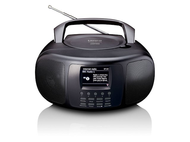 Lenco scd6000bk draagbare internet radio met dab+/fm bluetooth - afbeelding 3 van  5